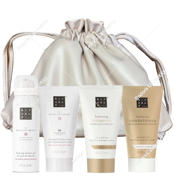 Rituals zestaw Sakura Trex 4 - elementy plus kosmetyczka eko skóra