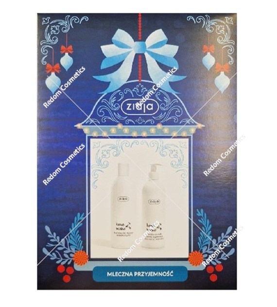 Ziaja Kozie Mleko zestaw okolicznościowy żel do ciała 500ml + mleczko do ciała 400ml BOX