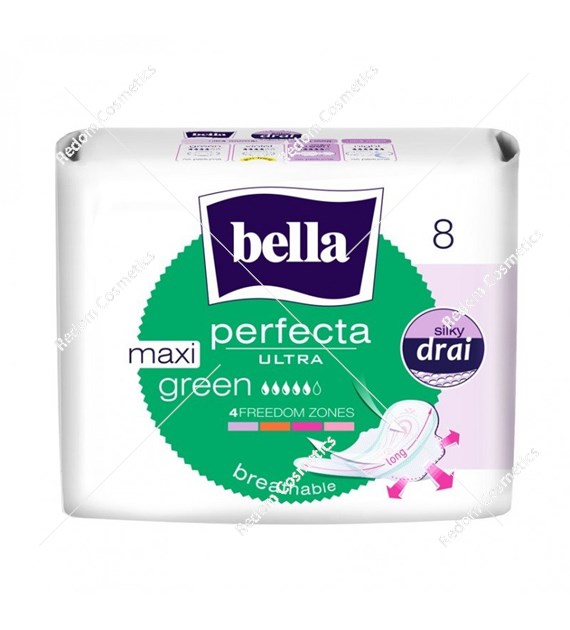 BELLA Perfecta podpaski Ultra Maxi Green 8szt