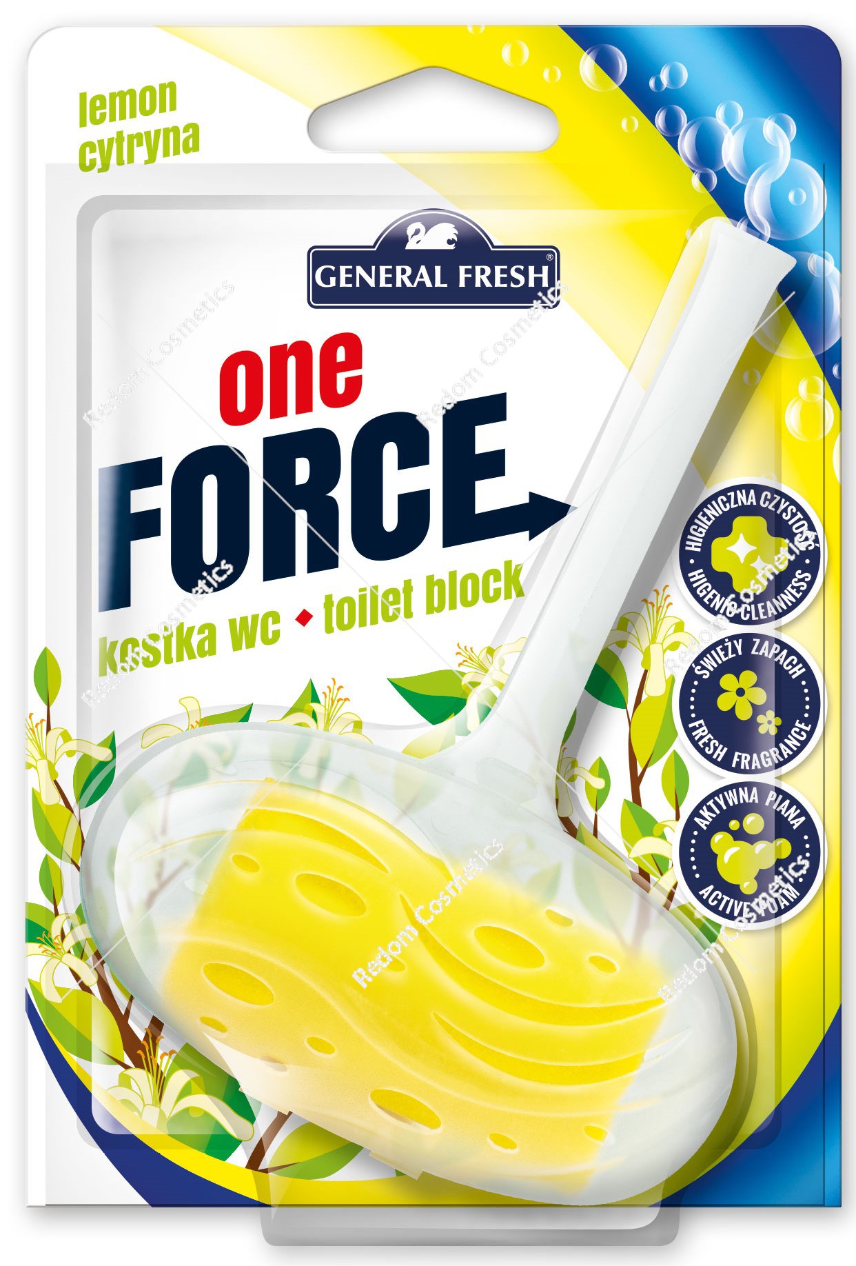 General Force One kostka do WC Cytryna