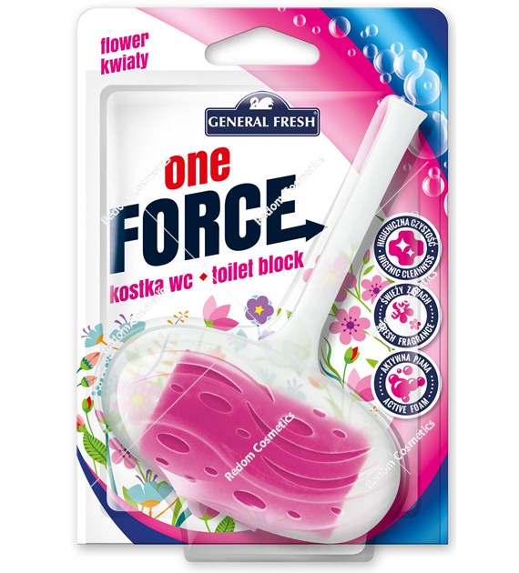 General Force One kostka do WC Kwiaty
