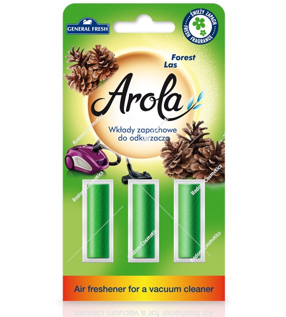 General Fresh Arola wkłady zapachowe do odkurzacza las 3 sztuki