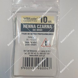 WBiK henna do brwi czarna 10 sztuk