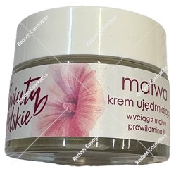 Kwiaty Polskie krem półtłusty wygładza i pielęgnuje malwa 50 ml