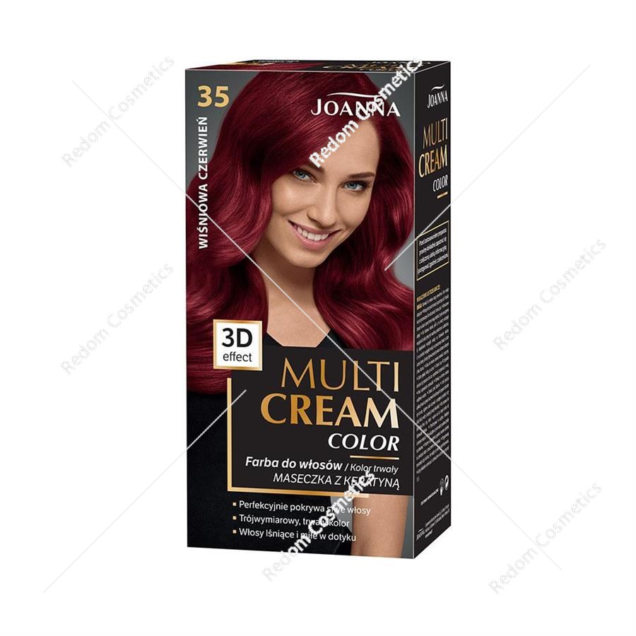 Joanna Multi farba do włosów 35 - Wiśniowa Czerwień