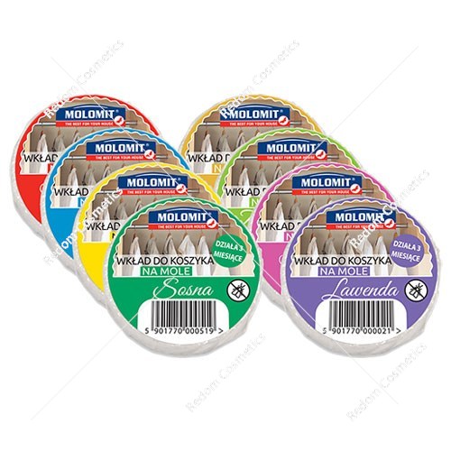 Molomit antymolowy wkład do koszyka na mole 1 sztuka