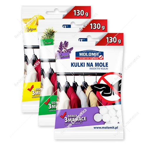 Molomit antymolowe kulki 120g