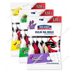 Molomit antymolowe kulki 120g