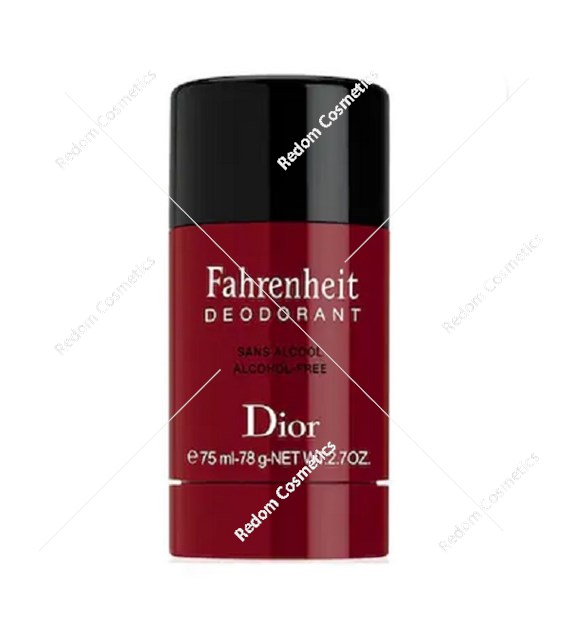 Dior Fahrenheit dezodorant sztyft 75 ml