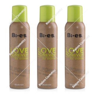 Bi-es Love forever for women zielony dezodorant 150 ml spray
