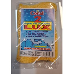 Coral Lux gąbka celulozowa 2 sztuki