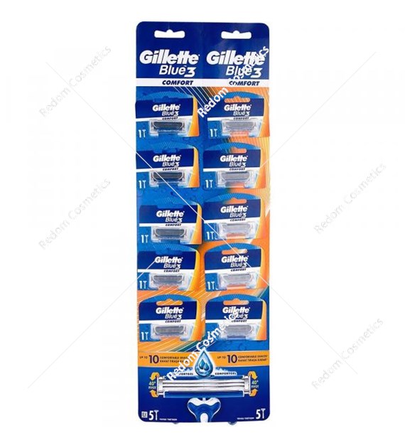 Gillette Blue 3 maszynki jednorazowe 10 sztuk