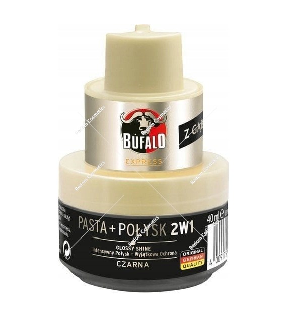 Bufalo pasta do butów czarna 40 ml