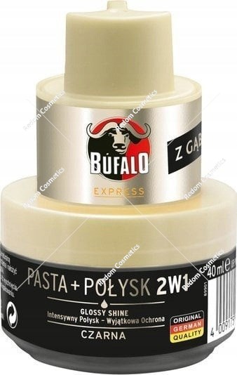Bufalo pasta do butów czarna 40 ml