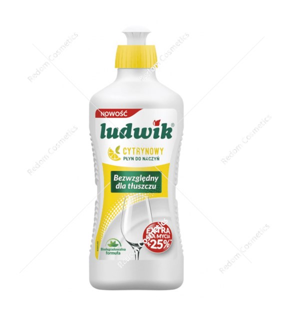 Ludwik 450 ml płyn do naczyń Cytrynowy